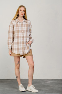 Рубашка 6440 Бежевый