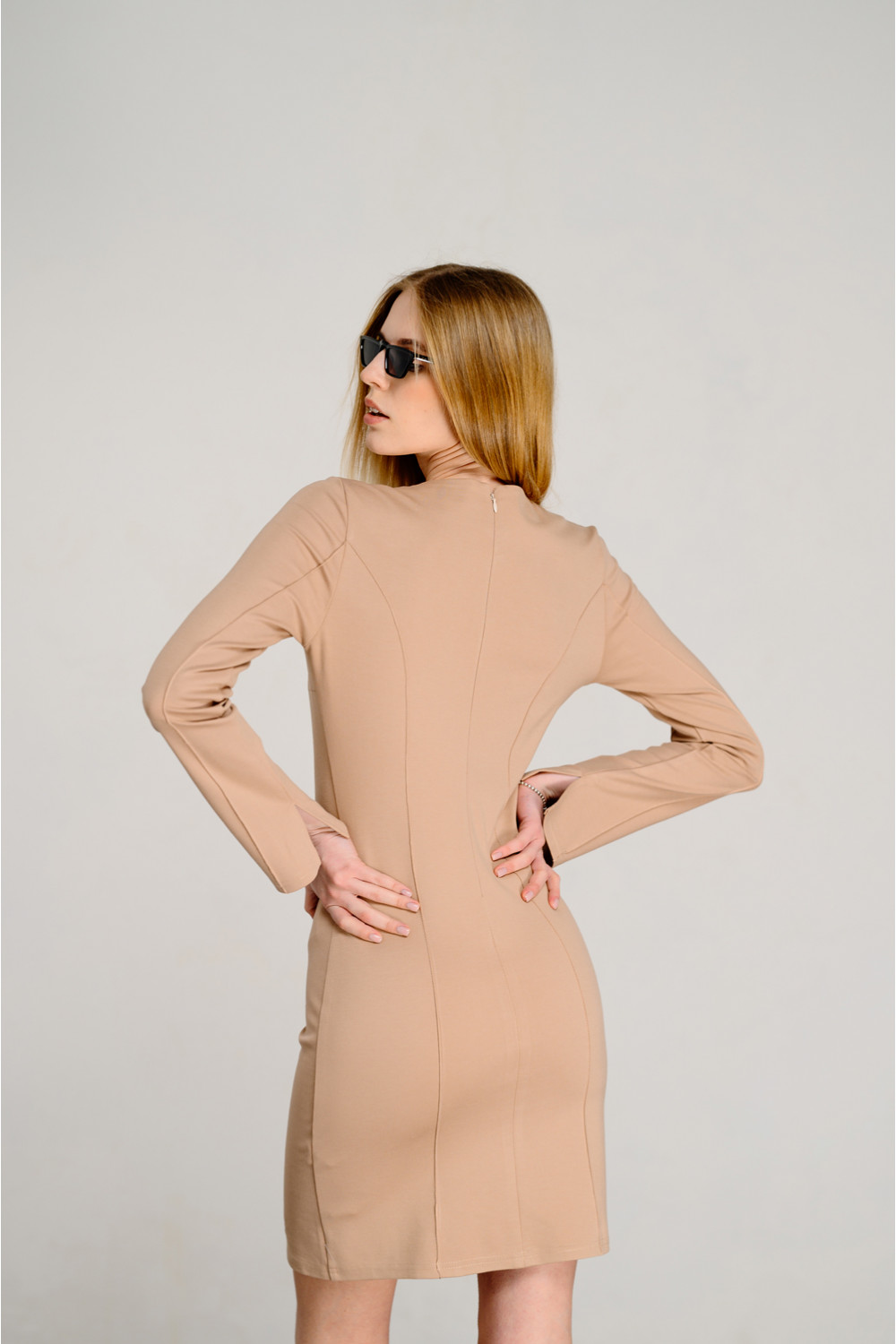 Платье 6400 Бежевый