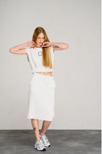 Костюм 6417 Молочный