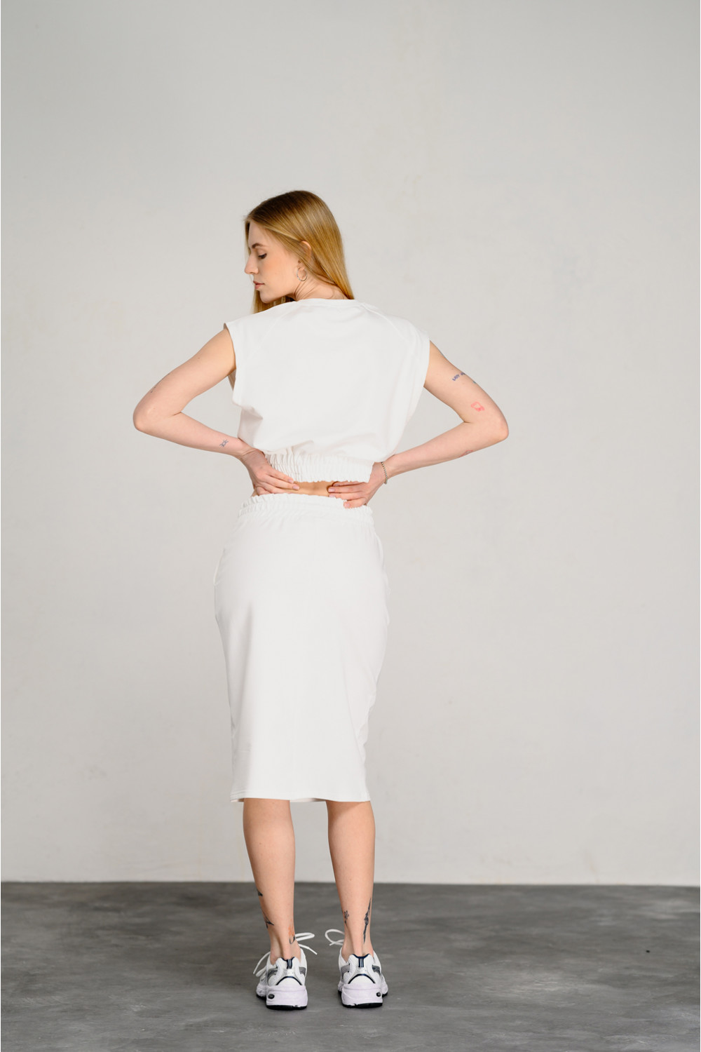 Костюм 6417 Молочный