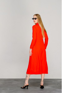 Платье 6418 Оранжевый
