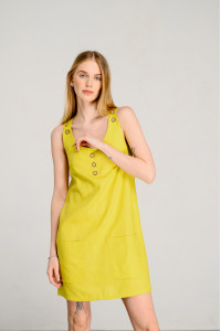 Платье 6430 Желтый Желтый