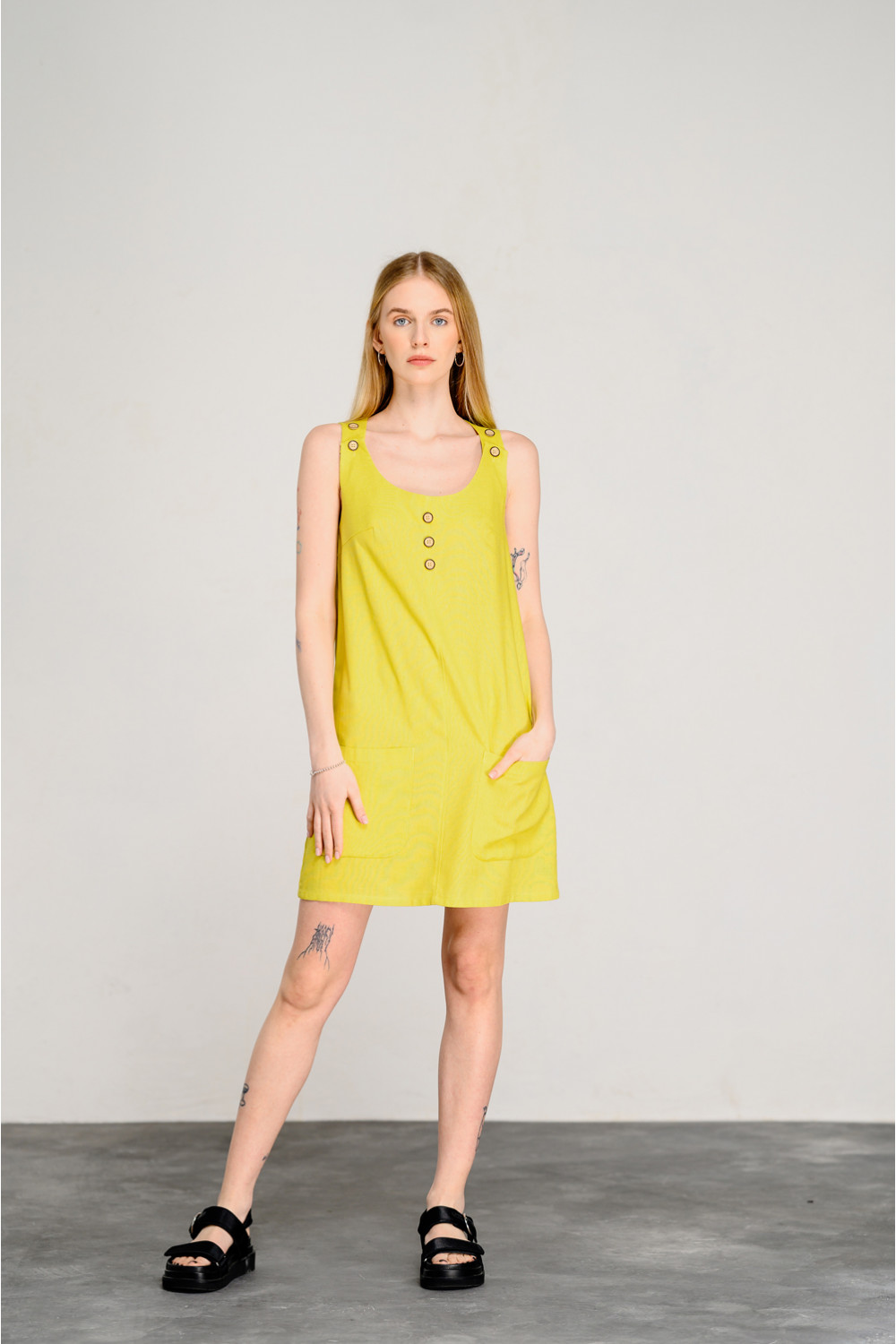 Платье 6430 Желтый