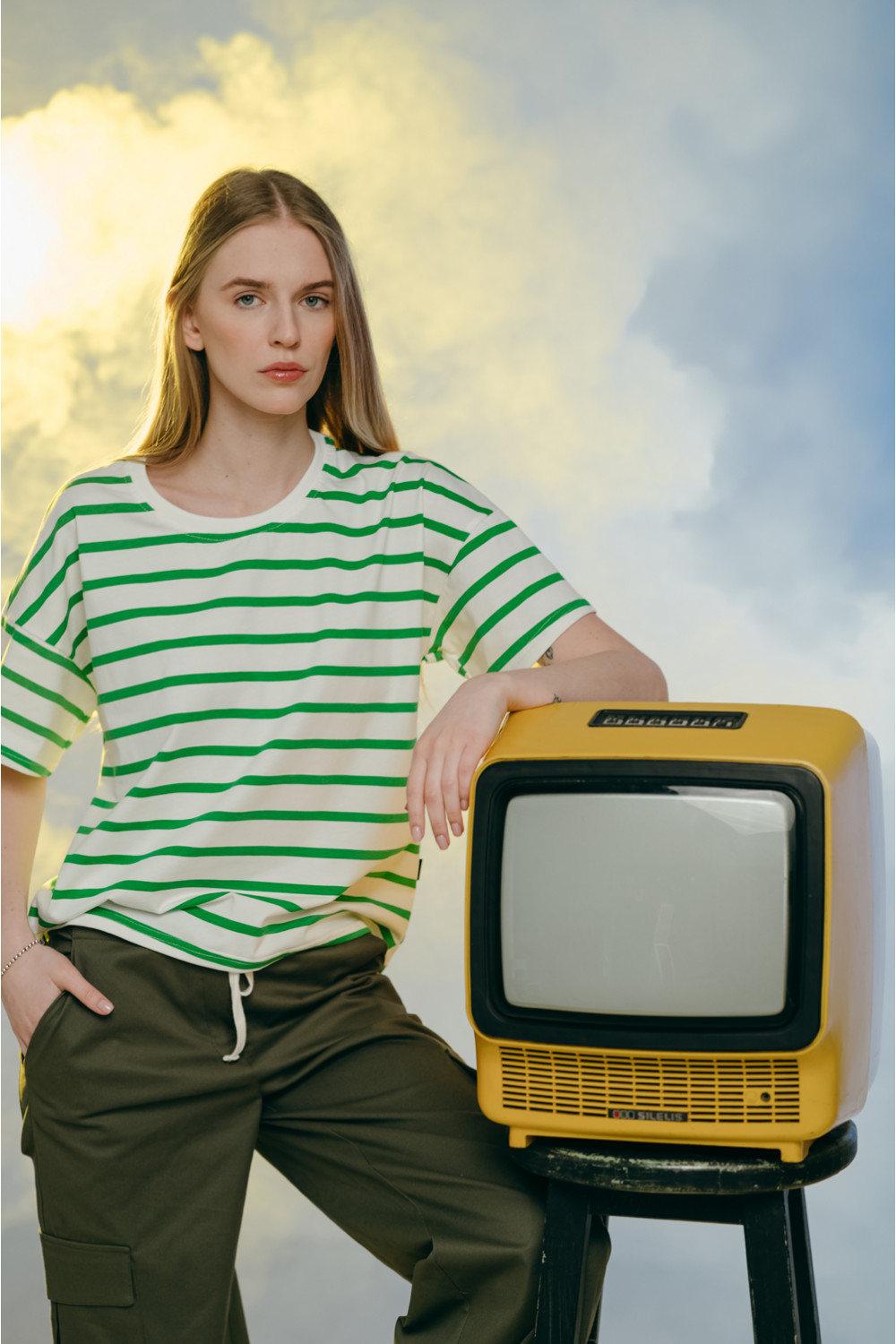 Футболка 6442 Зеленый