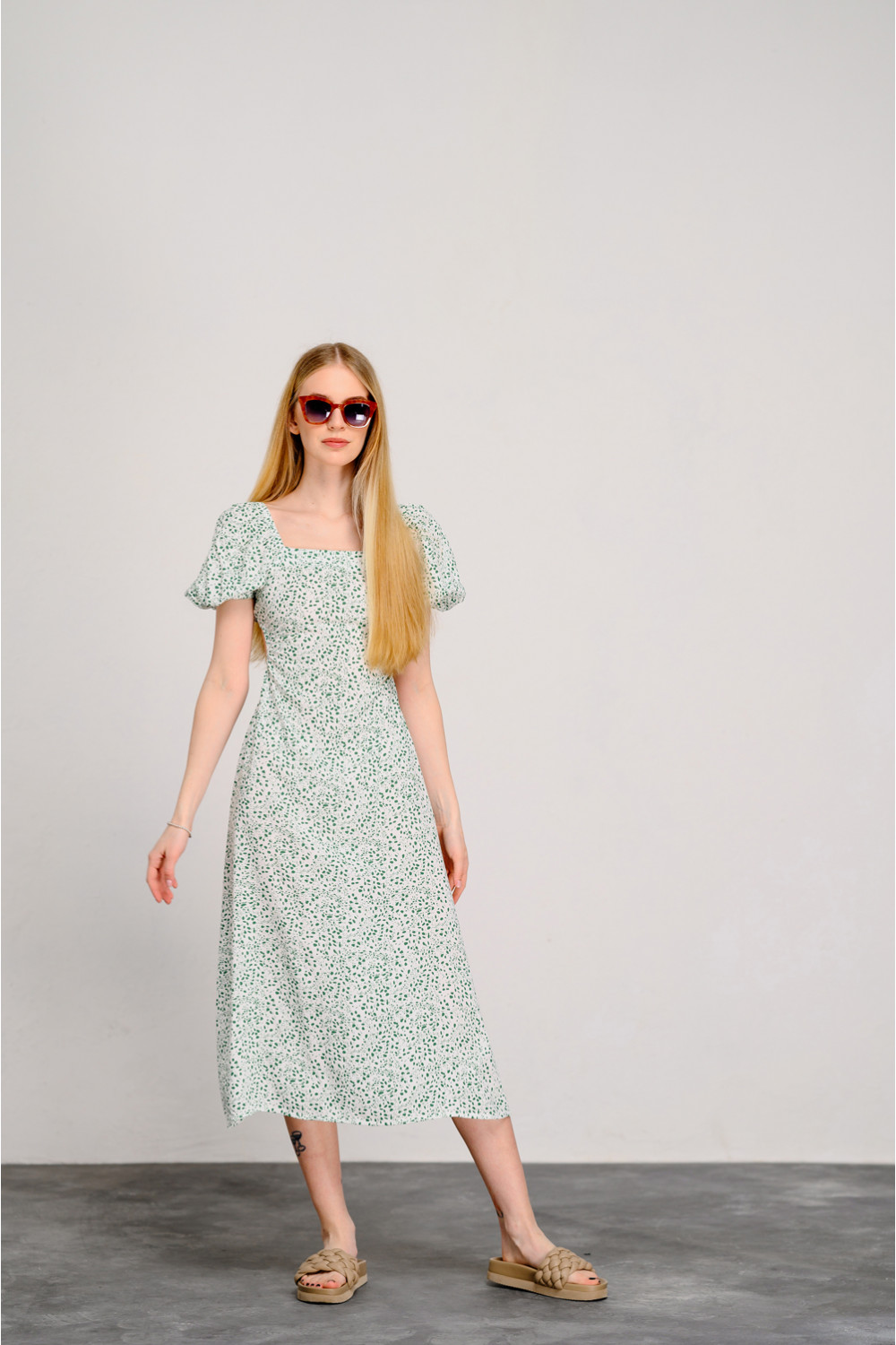 Платье 6443 Белый