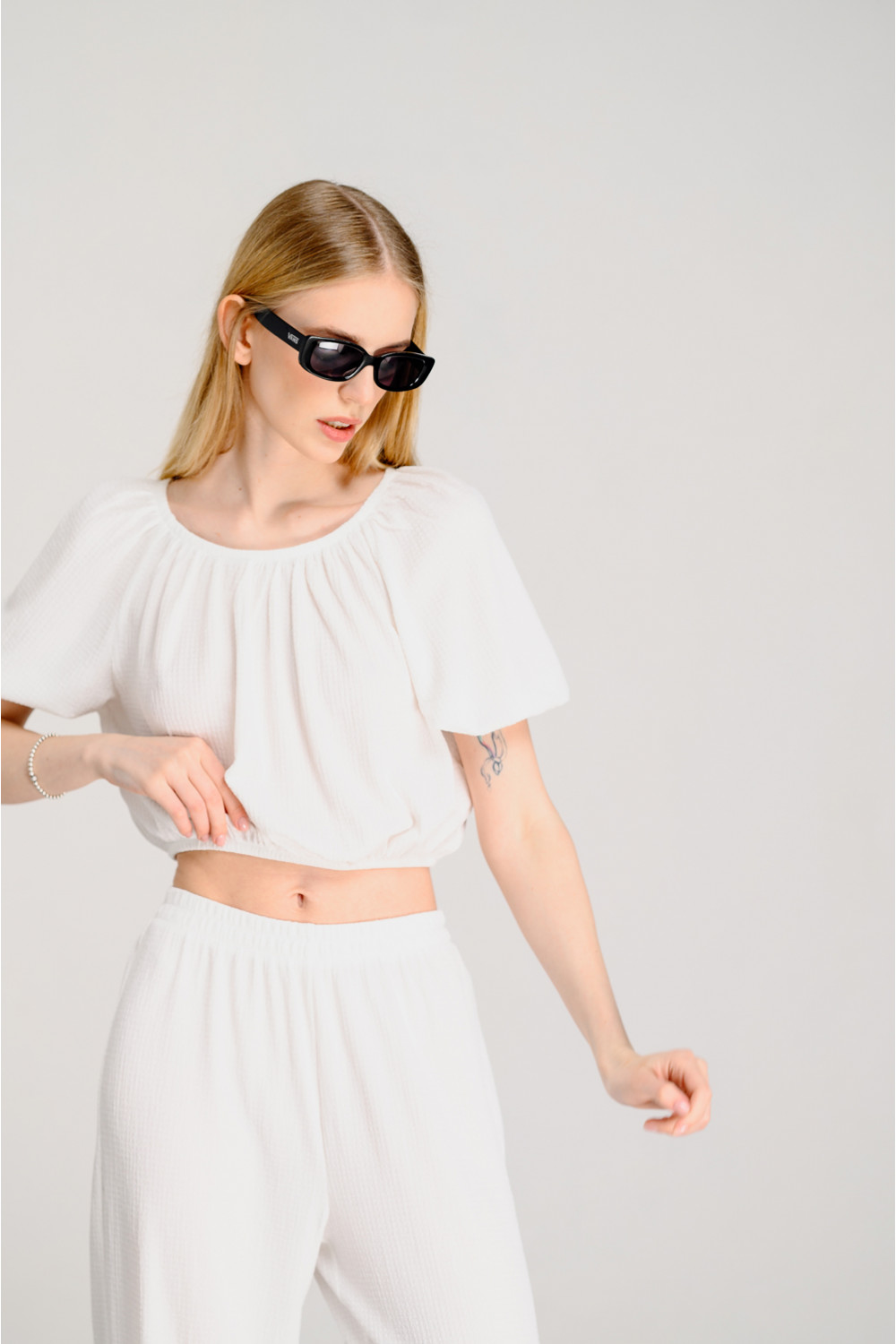 Костюм 6445 Молочный