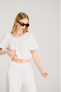 Костюм 6445 Молочный