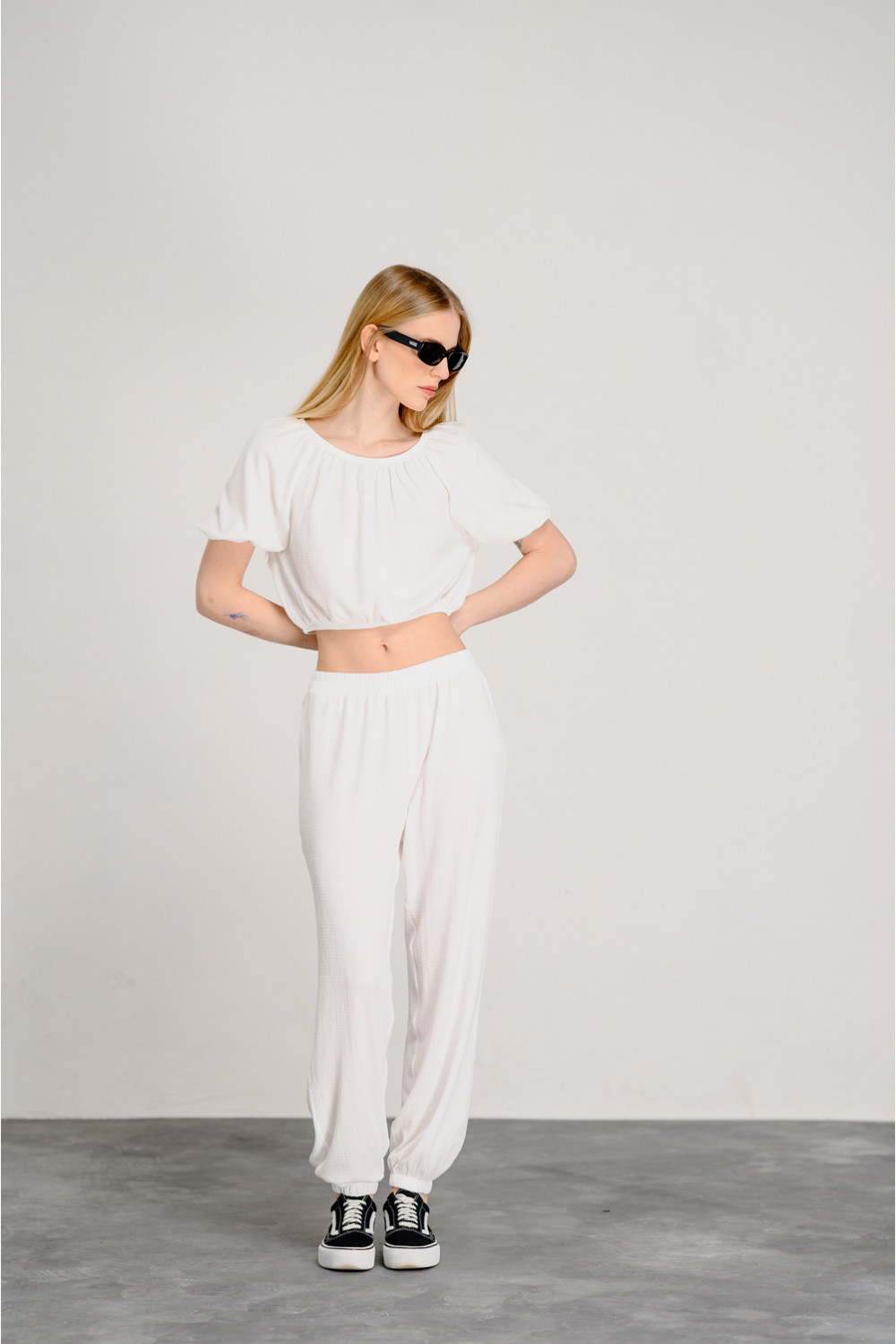 Костюм 6445 Молочный