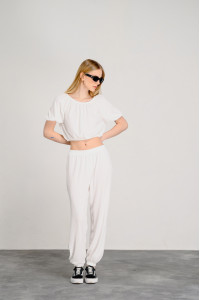 Костюм 6445 Молочный