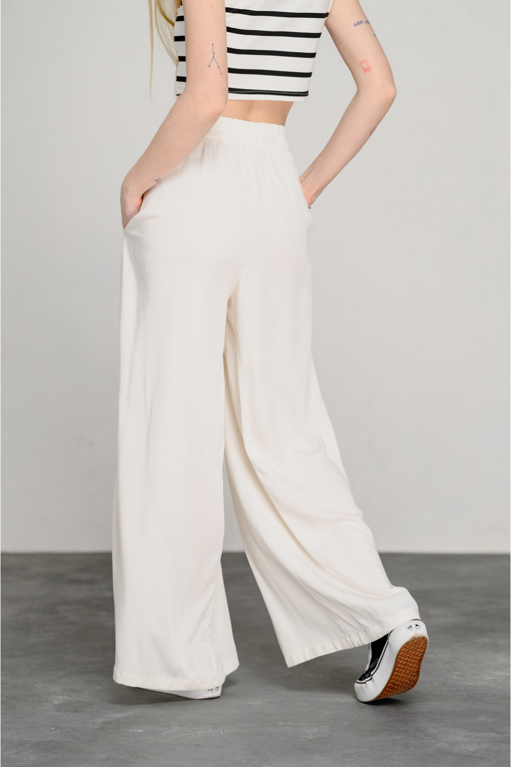 Брюки 6446 Молочный