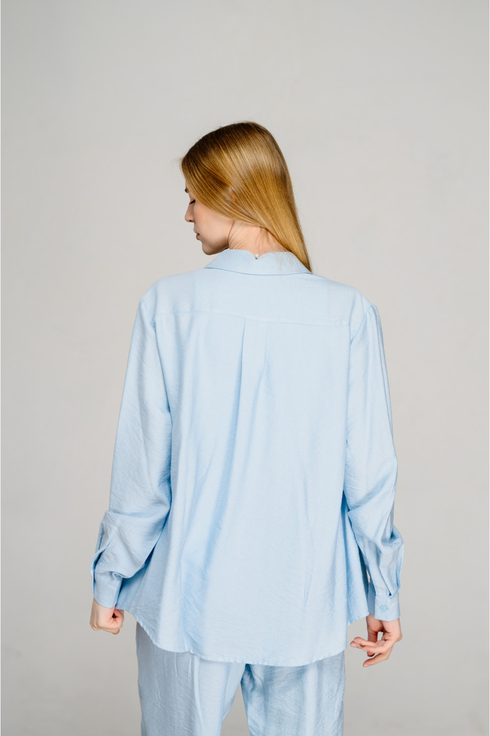 Рубашка 6452 Голубой