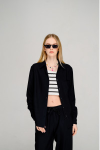 Рубашка 6452 Черный