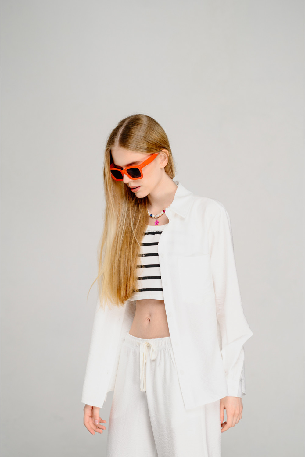 Рубашка 6452 Молочный