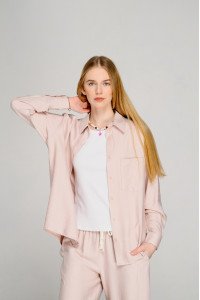 Рубашка 6452 Пудра Пудра