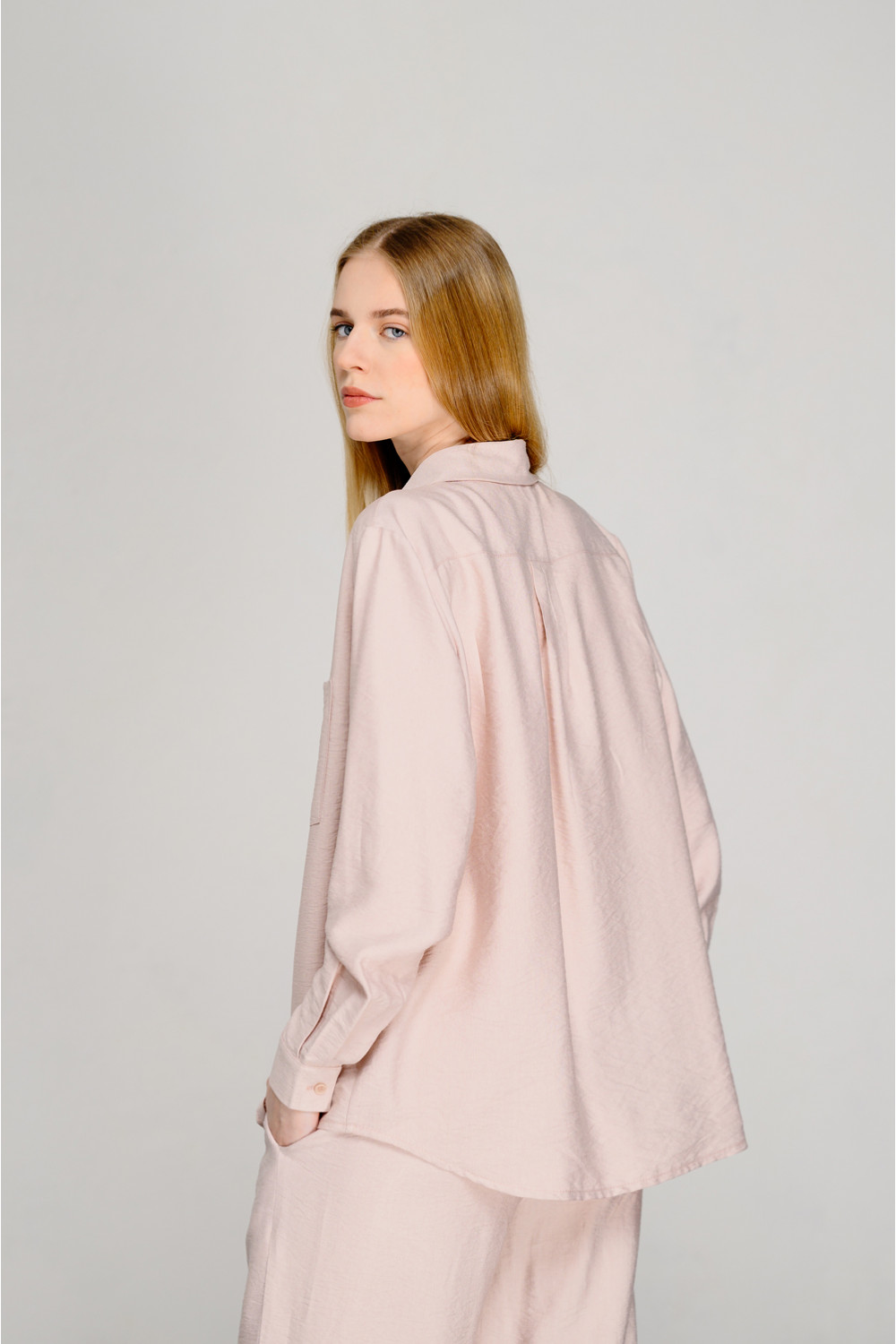 Рубашка 6452 Пудра