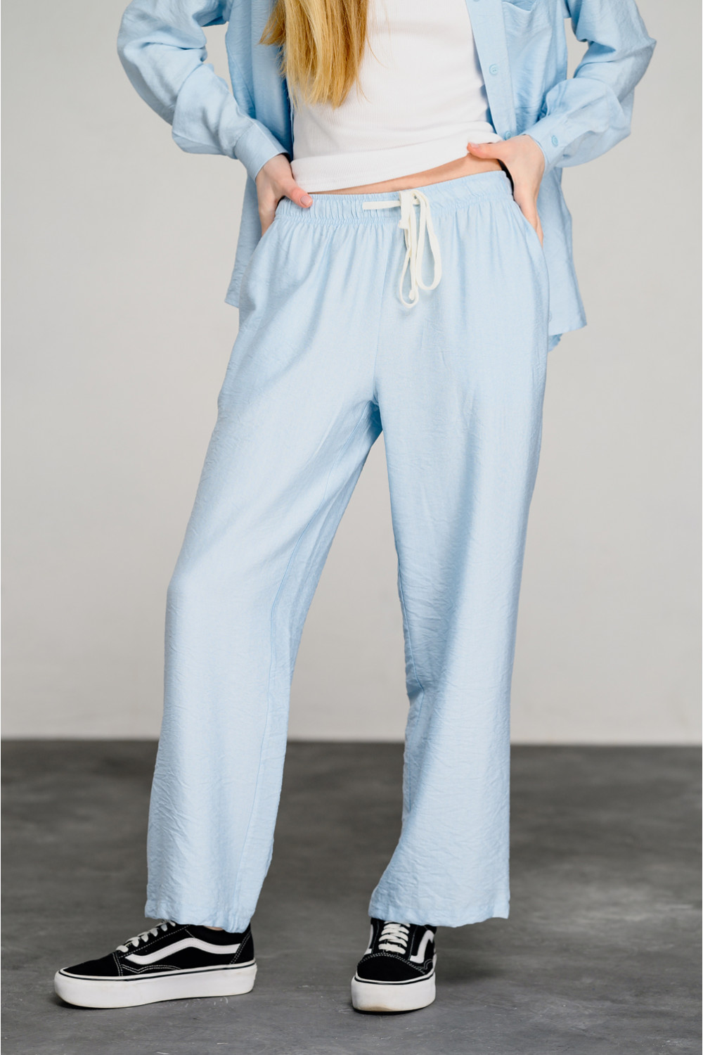 Брюки 6453 Голубой