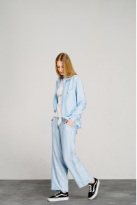 Брюки 6453 Голубой