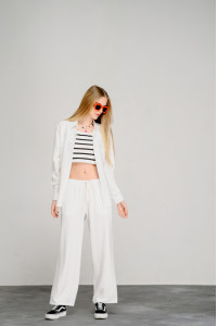 Брюки 6453 Молочный