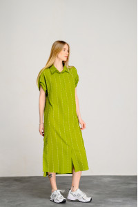 Платье 6455 Оливковый