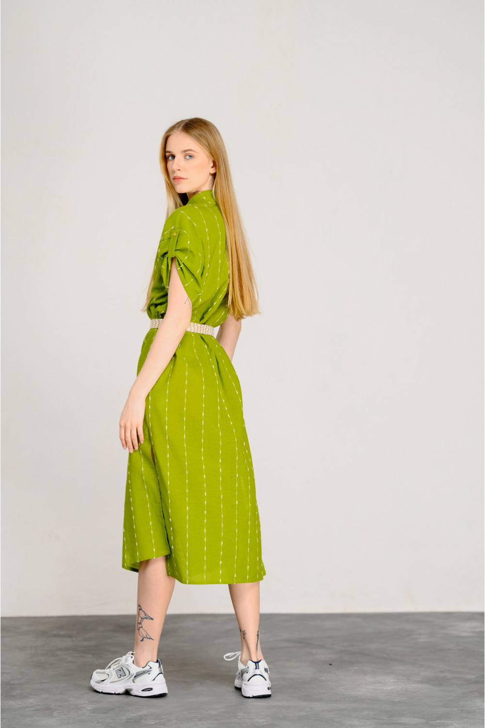 Платье 6455 Оливковый