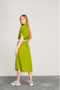 Платье 6455 Оливковый