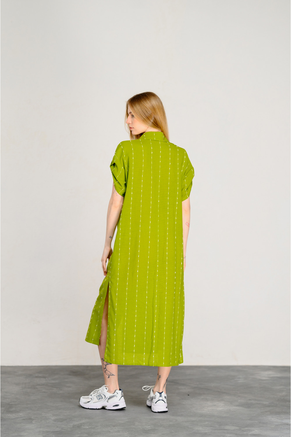 Платье 6455 Оливковый