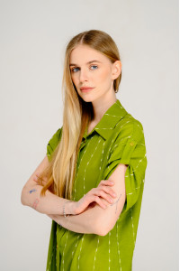 Платье 6455 Оливковый