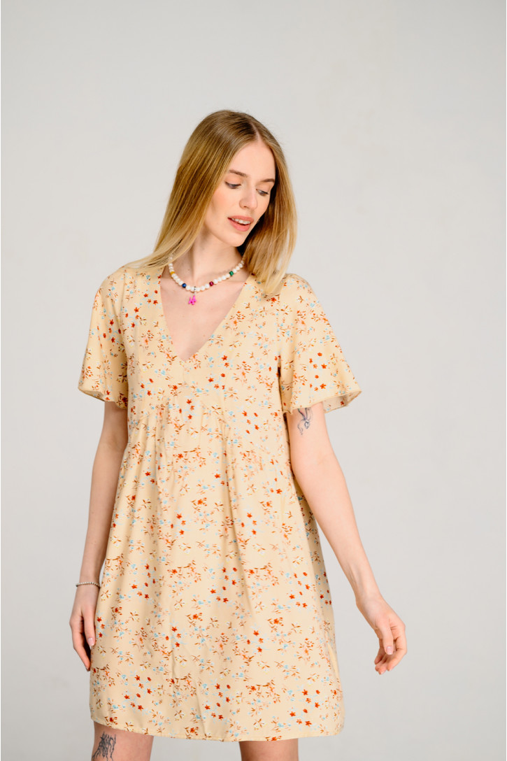 Платье 6464 Бежевый