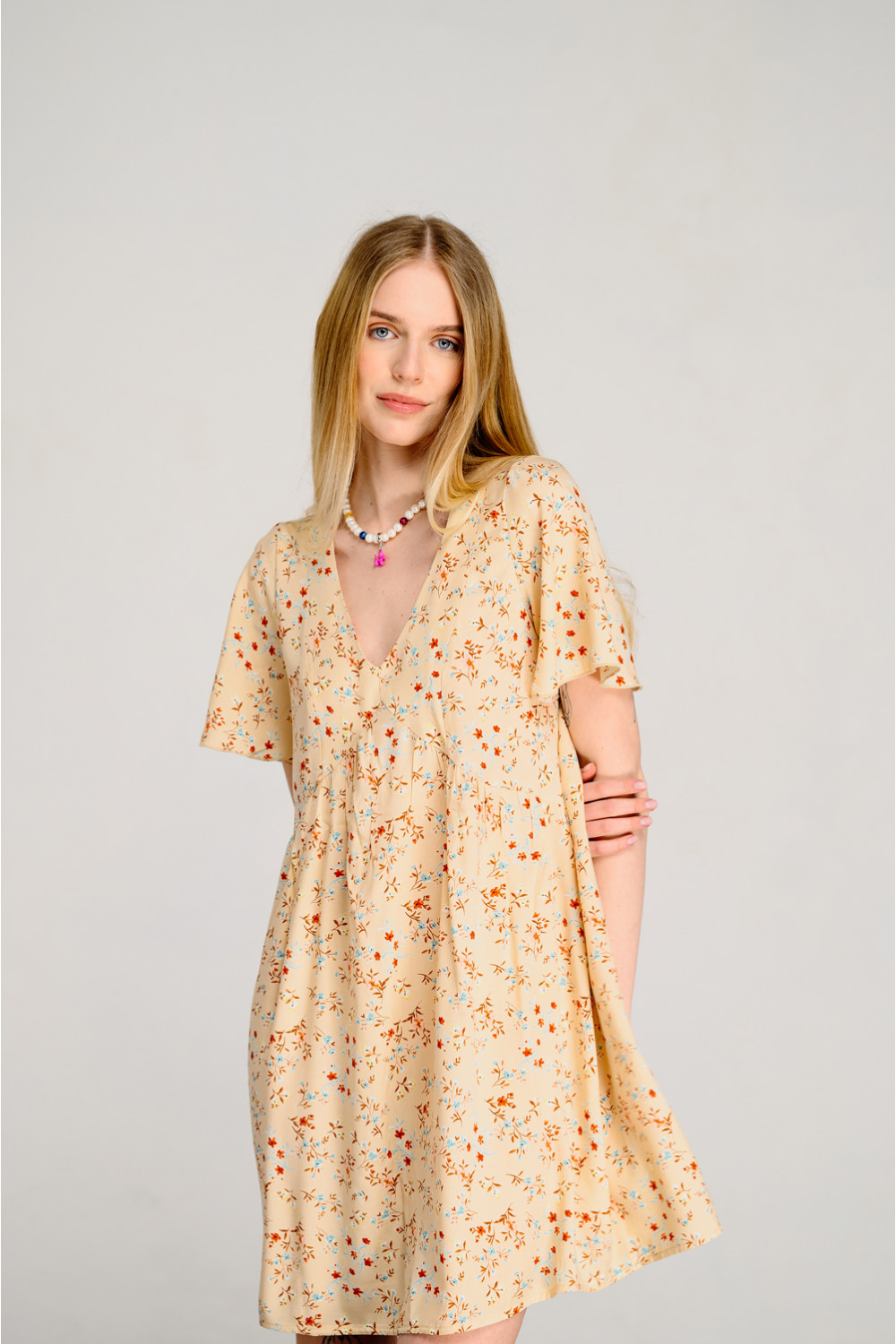 Платье 6464 Бежевый