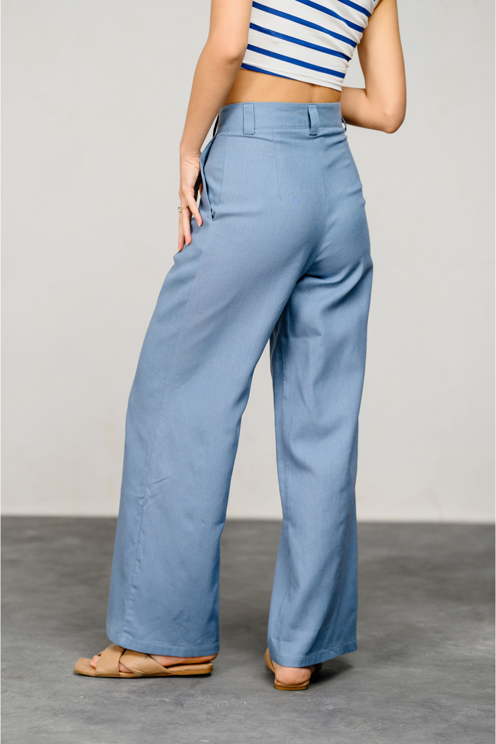 Брюки 6034 Серо-голубой