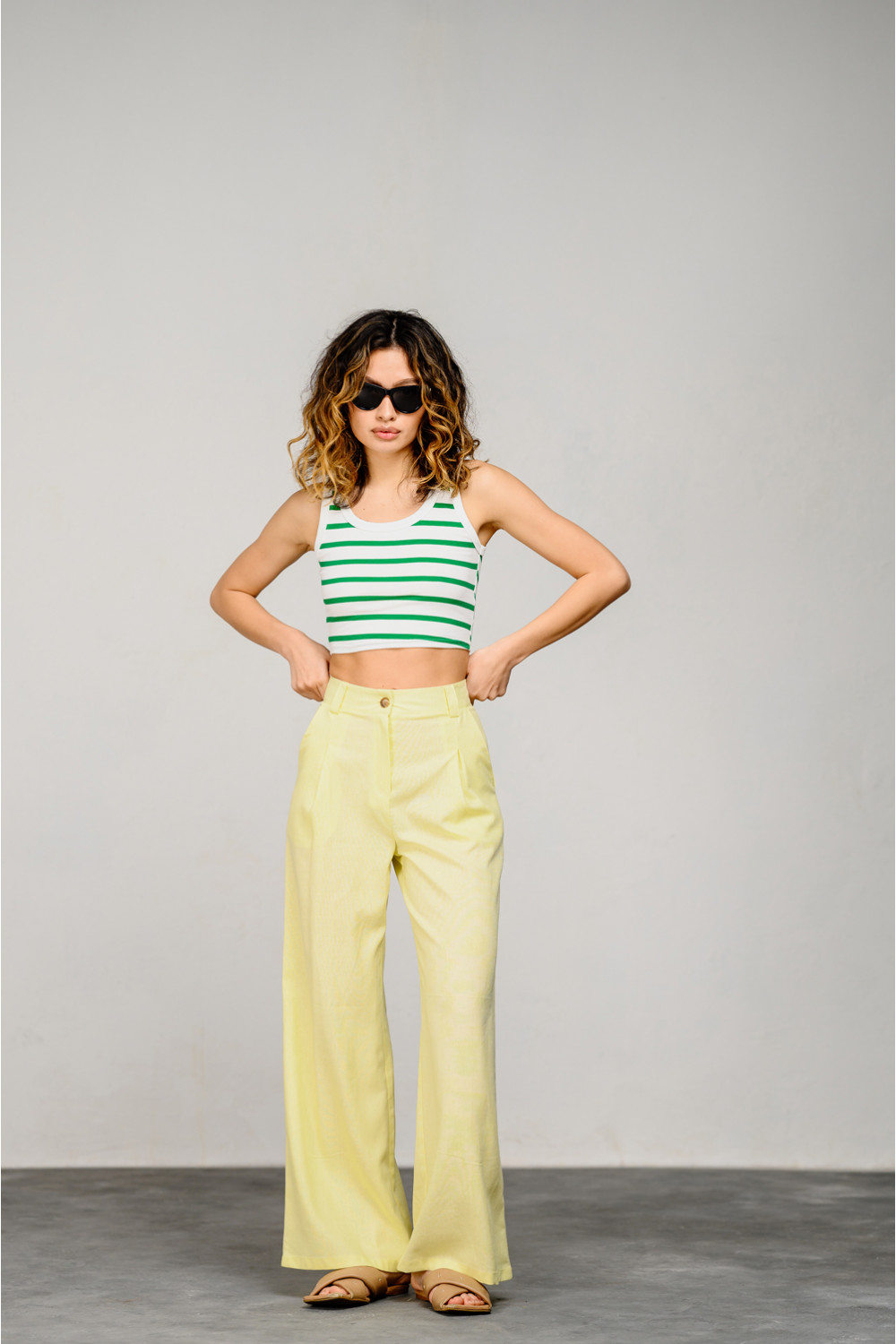 Брюки 6034 Лимонный