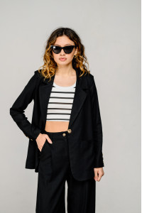 Пиджак 6035 Черный Черный