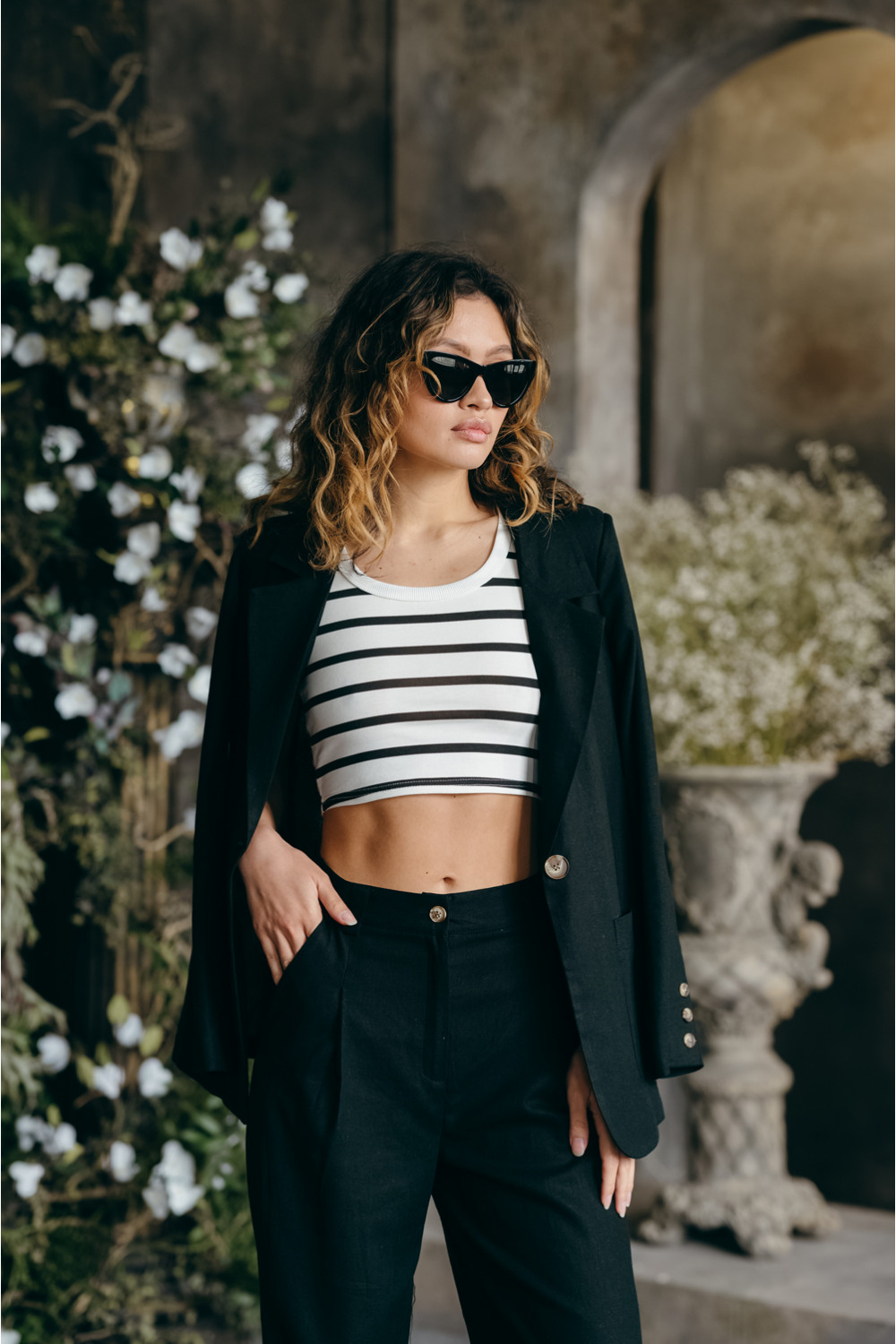 Пиджак 6035 Черный