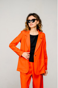 Пиджак 6035 Оранжевый Оранжевый