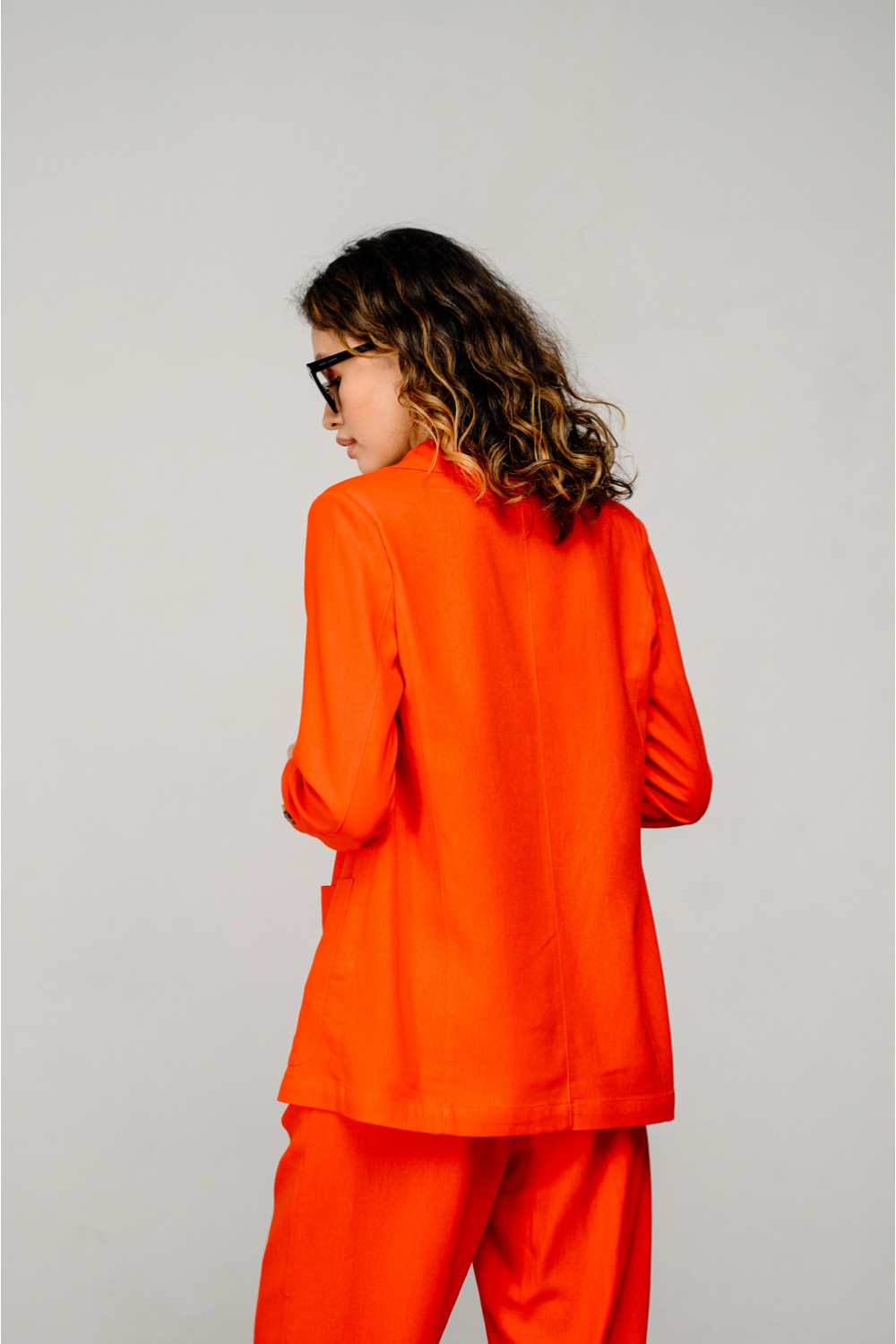 Пиджак 6035 Оранжевый