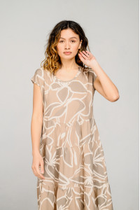 Платье 6053 Бежевый