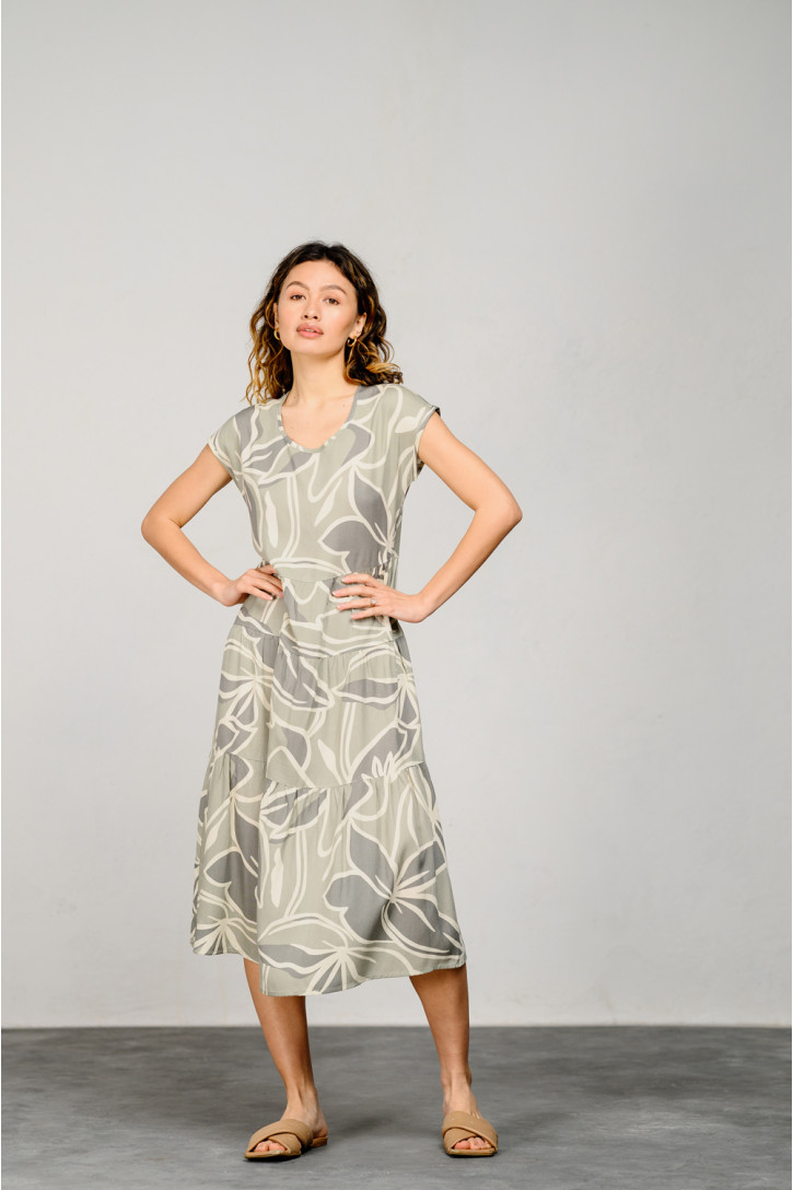 Платье 6053 Оливковый