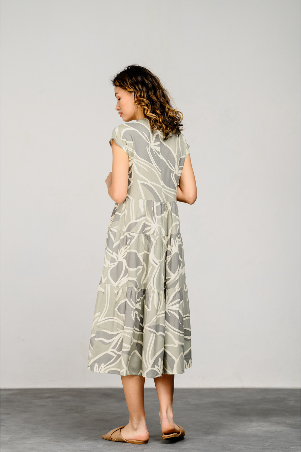 Платье 6053 Оливковый