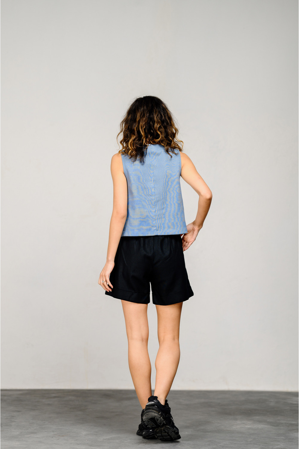 Топ 6454 Серо-голубой