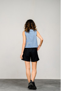 Топ 6454 Серо-голубой