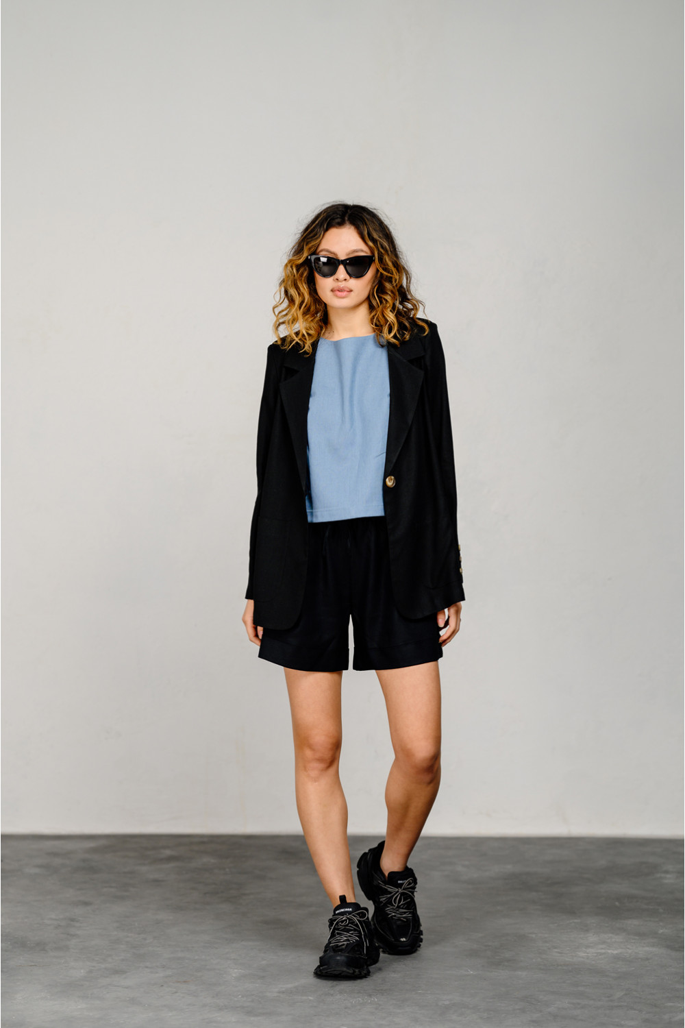 Топ 6454 Серо-голубой