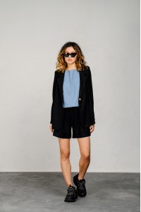 Топ 6454 Серо-голубой