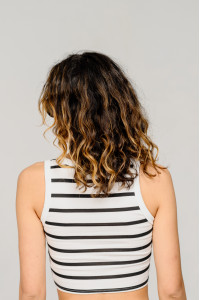 Кроп топ 6456 Черный