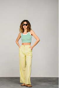 Кроп топ 6456 Зеленый