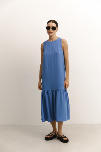 Платье 6428 Васильковый Васильковый