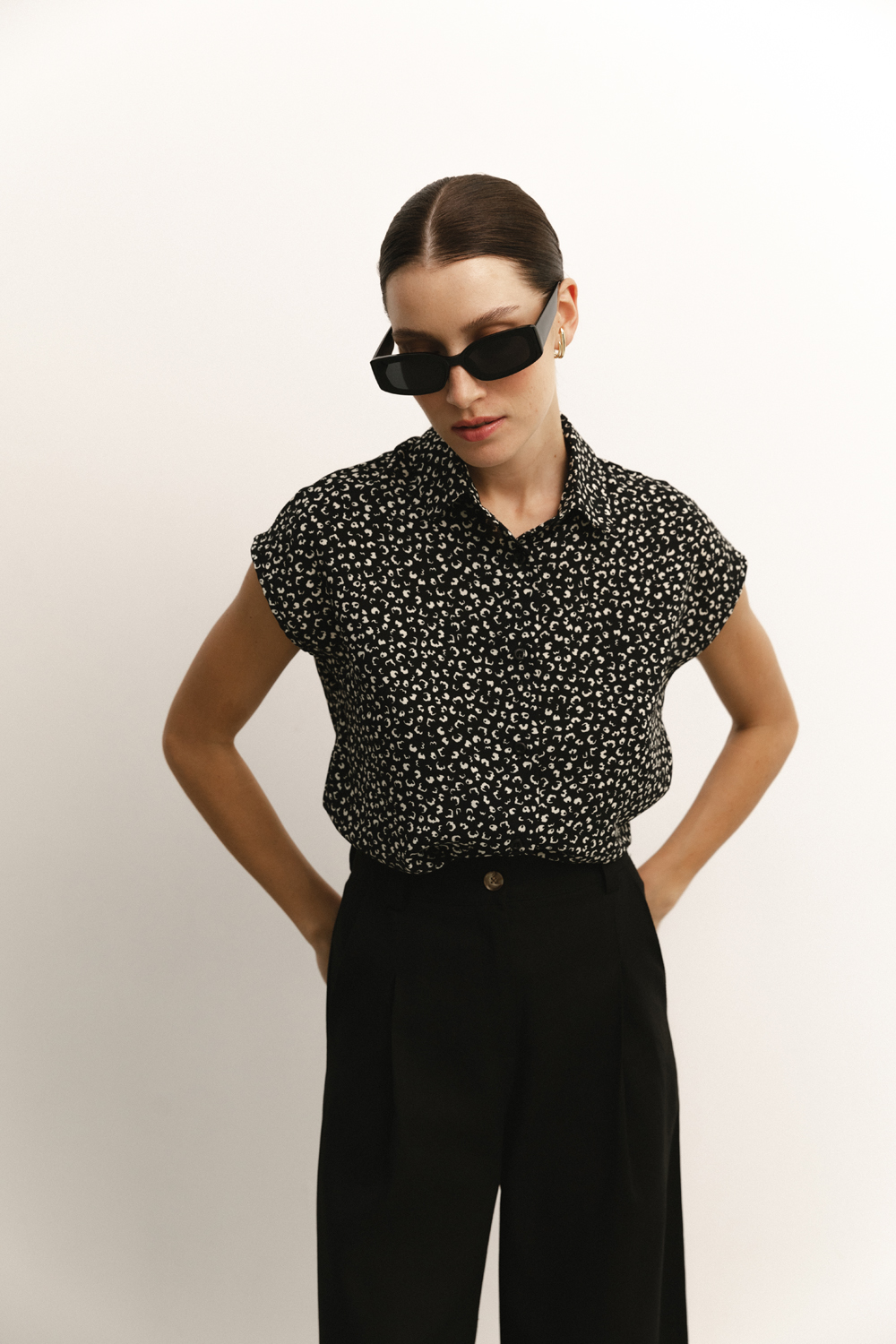 Рубашка 6481 Черный