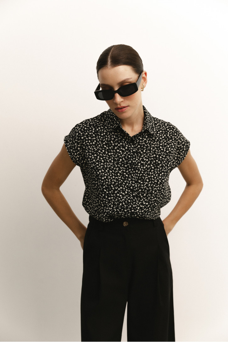 Рубашка 6481 Черный