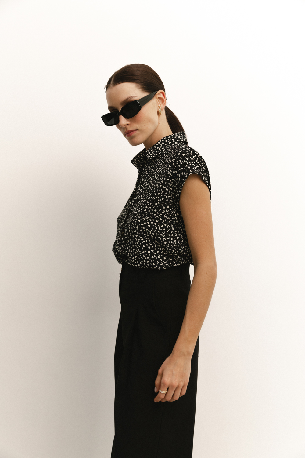 Рубашка 6481 Черный