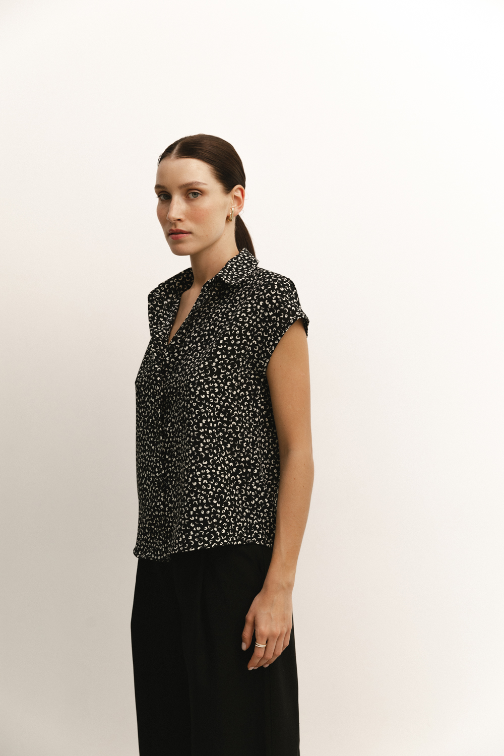 Рубашка 6481 Черный