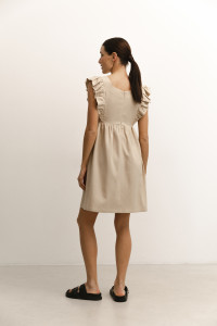 Платье 6490 Бежевый